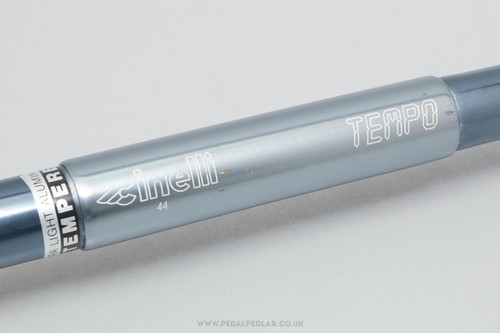 Manillar Cinelli Tempo anodizado azul nuevo de lote antiguo/en caja - 440 mm de colección años 80/90 - Imagen 5 de 7