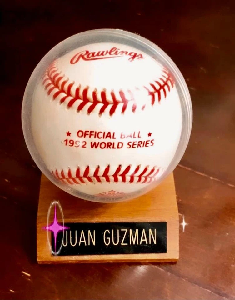 Juan Guzman Autographed Official Major League Baseball in Ball Qube - Image 2 of 2