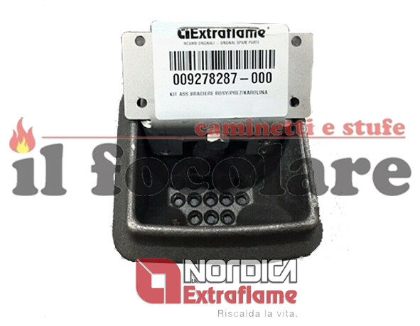 ASSIEME BRACIERE STUFA PELLET EXTRAFLAME Mod Rosy Karolina 363695055114 - Foto 4