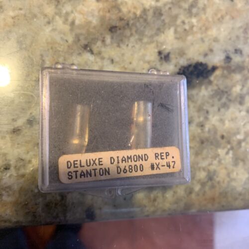 2 Deluxe Diamond Rep. Stanton D6800 #X-47 Needle And Head Setup-used - Picture 2 of 11