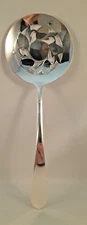 VTG Original Rogers Silverplated Intl Silver Co Slotted Serving Spoon, 7 5/8"