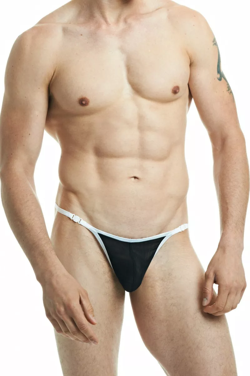 L HOMME INVISIBLE MEN S STRETCH STRIPTEASE THONG STRING eBay