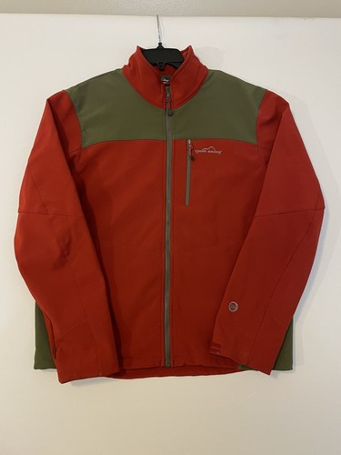 Eddie Bauer 365 Mens Red Fleece Lined 