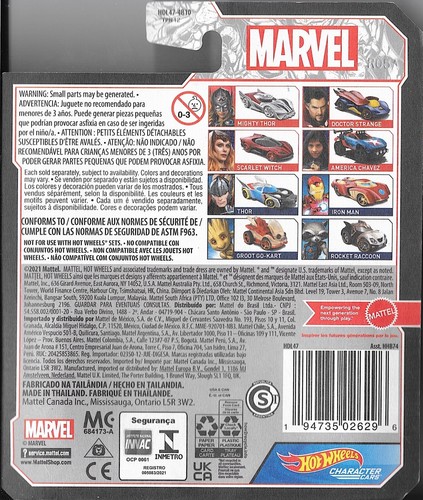 Brand new 2022 Marvel Hot Wheels Marvel Avengers Character Cars Mighty Thor - Picture 2 of 4