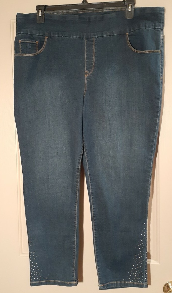 Gloria Vanderbilt Amanda 20W Average Jeans Stretch Pull-On