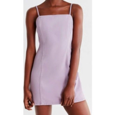 Urban Outfitters BDG Women’s Slip Denim Lavender Jean Dress Size Small