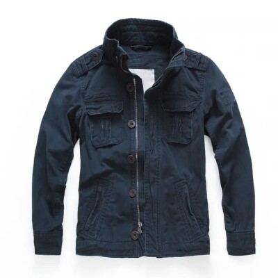Hochwertige 100% Baumwolle Winddichte Jacken für Wind Cheater Wasserdichter Blazer