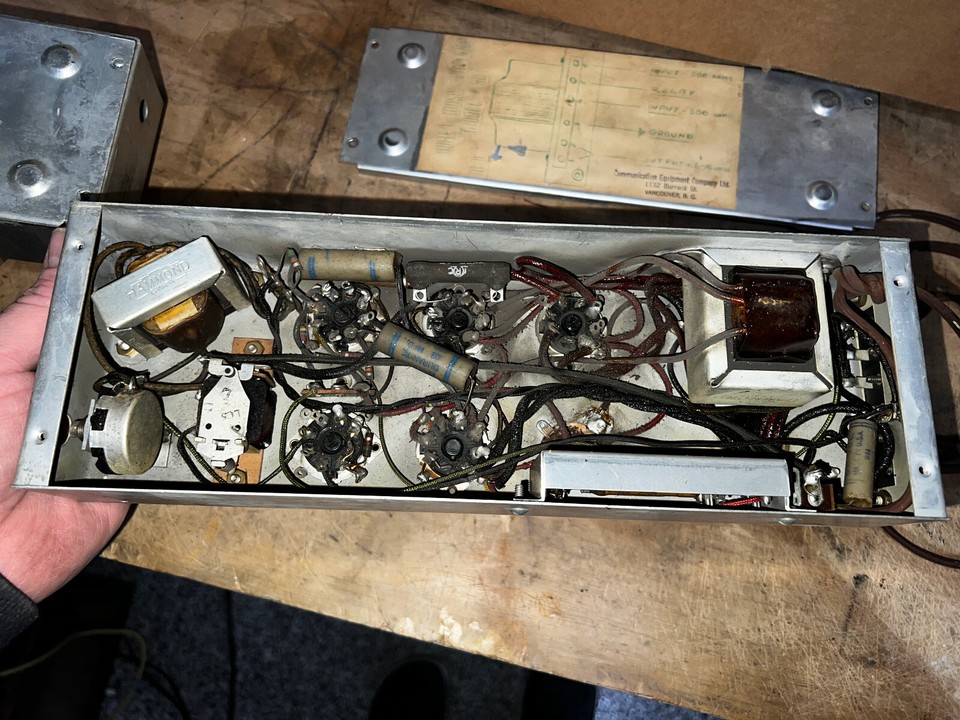 2 1940s Humble MONOBLOCk 6V6 tube Amplifiers for Hifi stereo Guitar amp