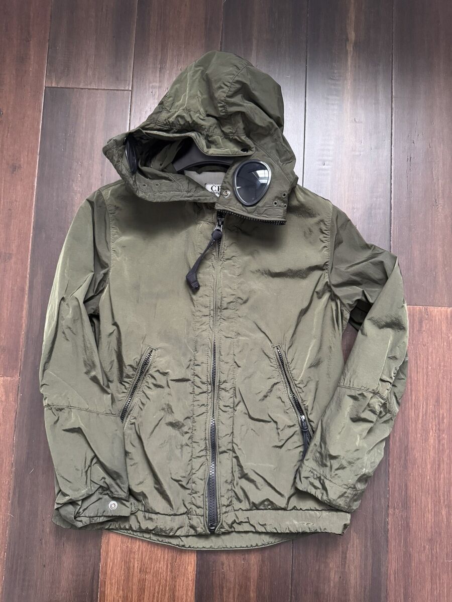 Youth CP Company Goggle Jacket Kids C.P. Dark Olive Size 8 Youth CP Company Goggle Jacket Kids C.P. Dark Olive Size 8
