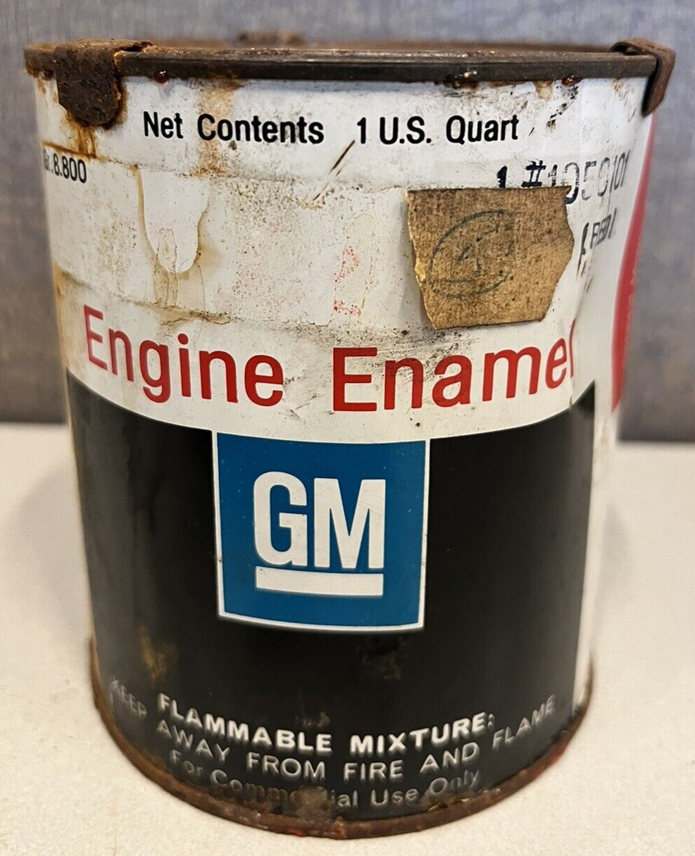 VTG GM General Motors #1050101 Corvette Red Engine Enamel Paint