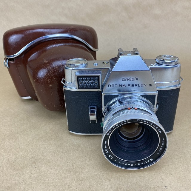 Kodak Retina Reflex III 35mm SLR Film Camera W/ RetinaXenon 50mm 1.9