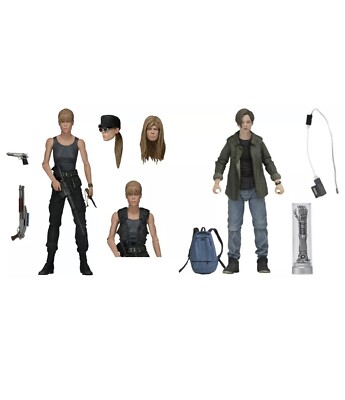 NECA Terminator 2 Sarah Connor and John Connor 7 inch Action