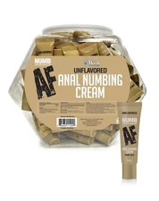 Little Genie Numb Af Fishbowl 65 Pack Anal Desensitizer Unflavored 10ml, New