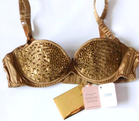 AGENT PROVOCATEUR SOIREE ASTRA BRA 36B & BRIEF SIZE 3 RRP &pound;790 NWT