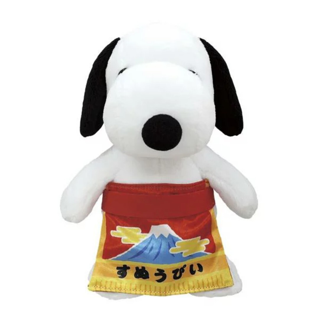 Peanuts Snoopy Sumo Uniform Stuffed Toy Figure Figurine Peanuts Snoopy Sumo Uniform Stuffed Toy Figure Figurine