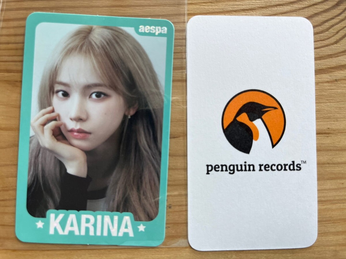 aespa MY WORLD TRADING CARD B C D ver. PHOTO CARD KARINA WINTER