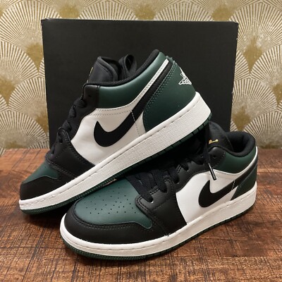 Nike Air Jordan 1 Low Green Toe Women's Size 6.5 (GS 5Y Nike Air Jordan 1 Low Green Toe Women's Size 6.5 (GS 5Y