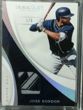 2017 IMMACULATE JOSE RONDON LOGO PATCH 1/5 RC