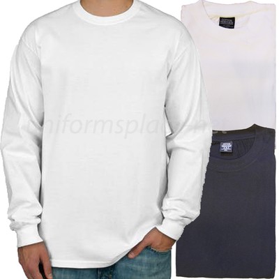 Men Long sleeve t-shirt Crew Neck Tee 