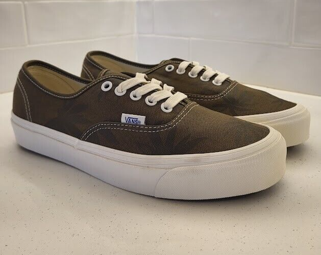 Vans Authentic OG LX Canvas Island Leaf Military Olive Dark Olive