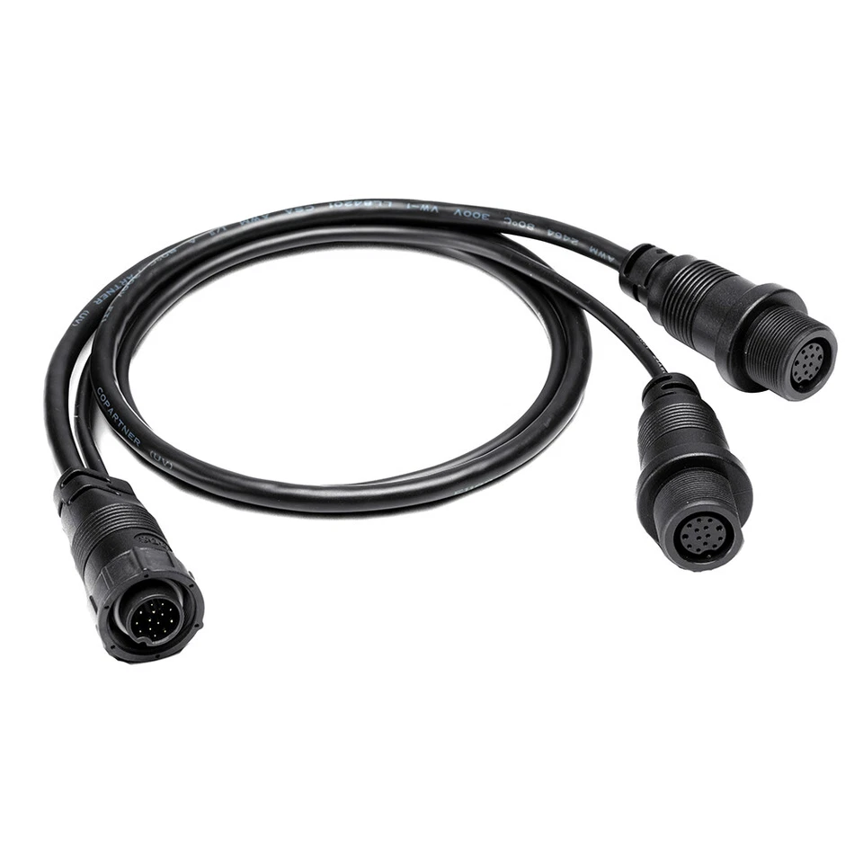 Humminbird 14 M ID SIDB Y SOLIX  APEX SI Side Imaging 2D Splitter Cable 30-inch - Image 3 of 4