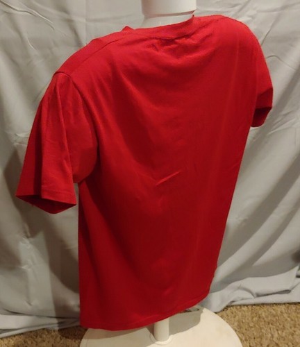 Vintage 80s LSJ Sportswear Jerzees Fish All Day Make Up Lies T-Shirt Size Large - Picture 3 of 10