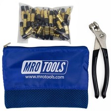 50 3/16 Extra Short Cleco Fasteners  Cleco Pliers w/ Carry Bag KK1S50-3/16 