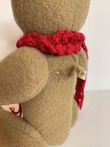 Vintage Bear by June Beckett 1995 Mini Oldster Bear #5 Jointed Brown Teddy - Picture 6 of 12