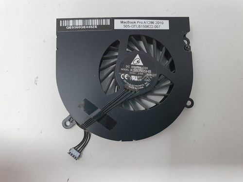 Apple MacBook Pro A1286 2010 15" Lüfter KSB0505HB CPU Rechts Lüfter Brushless Original