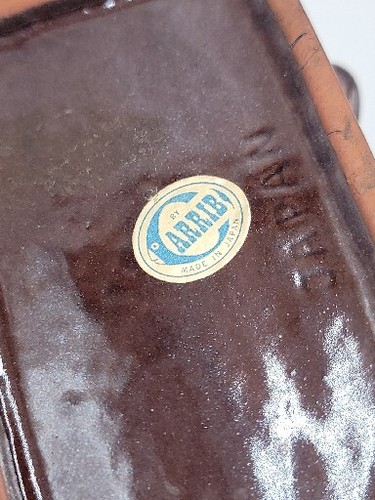 Vintage Mid-Century Florida Dolphin Dripware Souvenir Ashtray. By Carrib. Japan. - Picture 12 of 12