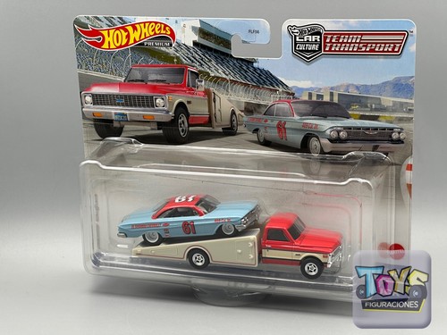 Hot Wheels 2023 Team Transport #54 ‘61 Impala ‘72 Chevy Ramp Truck - Picture 4 of 8