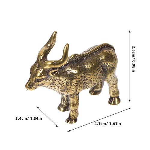 Ornamenti Di Capra Antichi Arredamento Per Animali in Ottone Statue - Photo 10/12