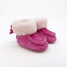 UGG Infant Gage Boots Booties Pink Suede Size 0/1