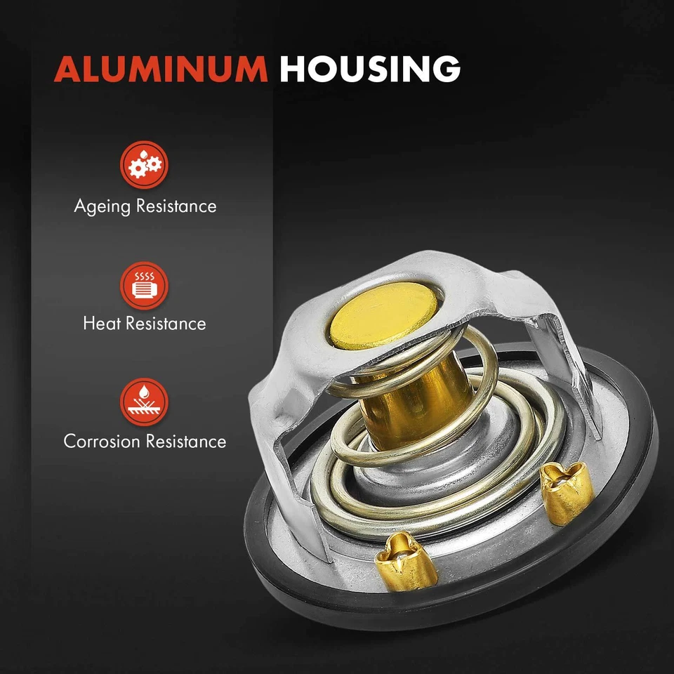 Termostato de refrigerante del motor para Chevrolet Silverado 3500 GMC Sierra 2500 HD Hummer Foto 4 de 4