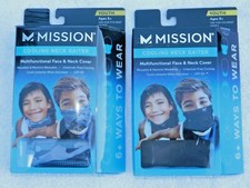 Mission Cooling Face and Neck Gaiter Multifunctional - Ages 8 - Various Colors