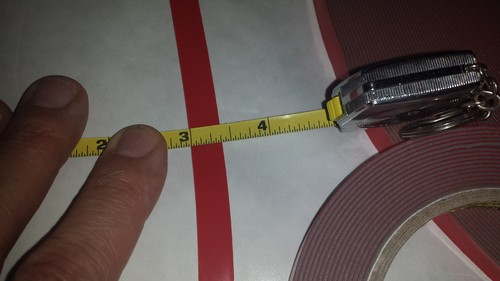 NEW (3M) 5344/5344F Automotive Acrylic Double Sided Tape MASTER ROLL ~66M x 10mm - Picture 3 of 8