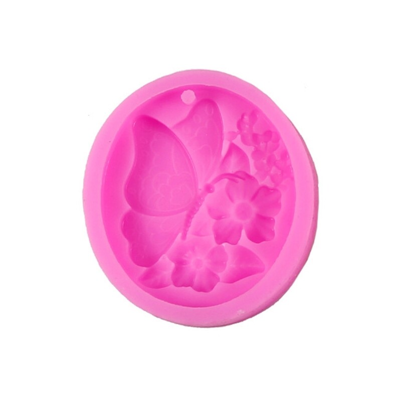 Butterfly Silicone Molds Epoxy Resin Casting Molds Keychain Pendant Keyring Mold