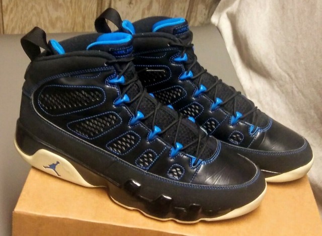 nike air jordans blue and black