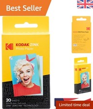 5x7 cm  ZINK Photo Paper - 20 Sheets Glossy Finish for Vibrant Memories