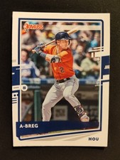 2020 Panini Donruss - Nickname Variation Alex Bregman #112 A-Breg Houston Astros