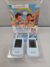 2 Pack Rechargeable Kids Video Walkie Talkies - Camping/Hiking Toys Ages 3-12