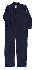 BULWARK Excel FR CAT2 Fire-Resistant Navy Midweight Twill Coverall Men's Large