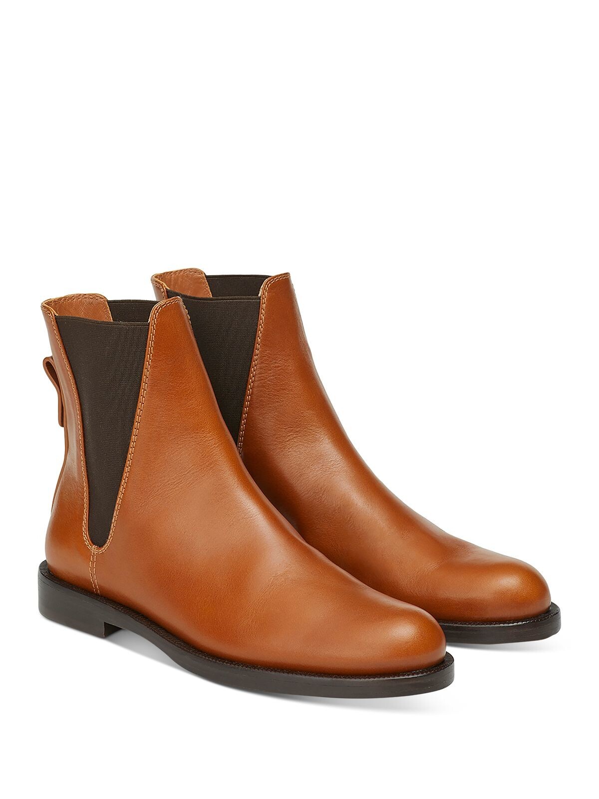 LAFAYETTE 148 NEW YORK Женские коричневые язычковые ботильоны Barrett Toe Block Heel Boots 40 27490₽