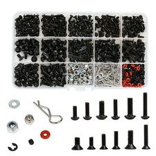 1/10 RC Crawler Car M3 M4 Metal Screws Nuts Box For Axial SCX10 TRX4 Redcat