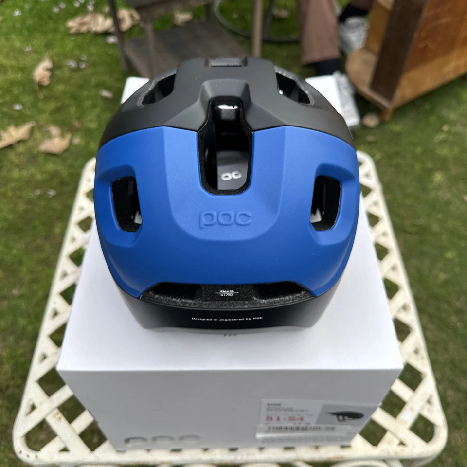 Axion POC Bike Helmet Uranium Black/Blue Matt Size S. 51-54 Bicycle Cycling NEW - Image 4 of 4