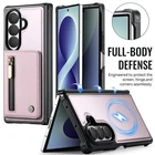 For Samsung Z Fold 8 Ultra/8 Removable PU Leather Card Holder Wallet Phone Case