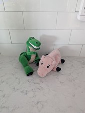 Disney Store Toy Story Bean Bag Plush Rex, Hamm
