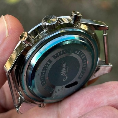 Rare Vintage Seiko 5718-8000 Tokyo Olympic Japan Men's Watch Case