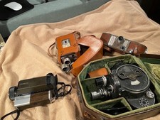 Collection of 4 antique film cameras