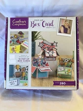 Crafter's Companion #24 Pop Up Box Card Card Making Craft Box Kit Complete